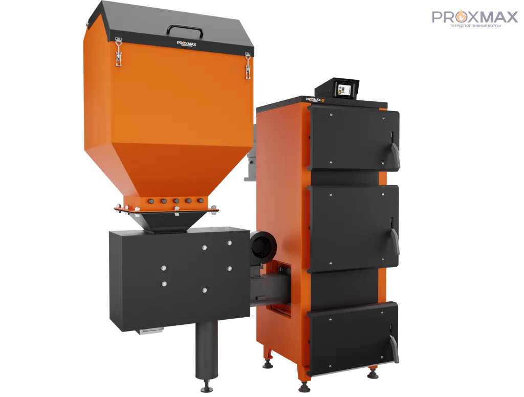 Котел отопления для частного дома PROXMAX PELLET 32 KW 471L