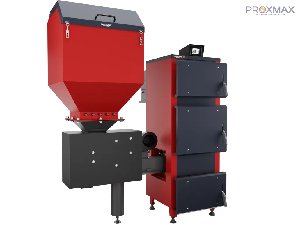 Котел отопления для частного дома PROXMAX PELLET 50 KW 346L